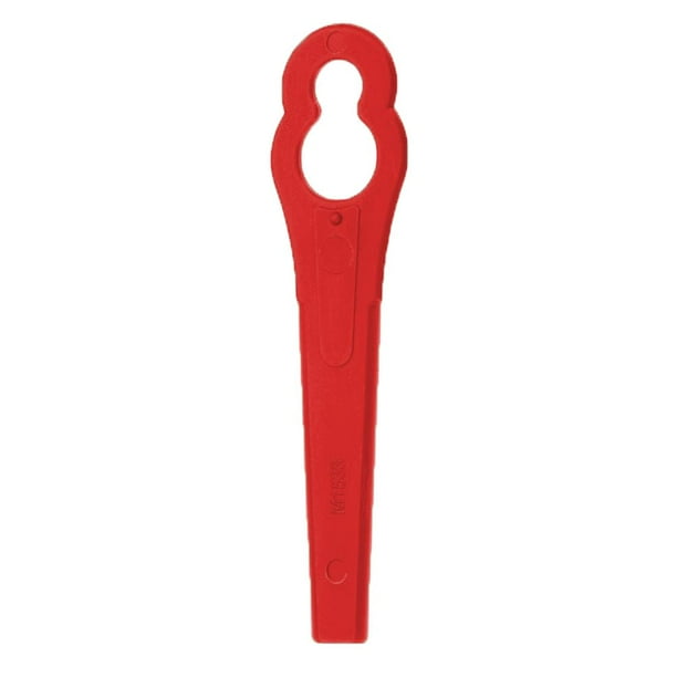Cuchillas Corte Plástico para Desbrozadora Césped Repuesto () Color Rojo 200 Uds.