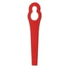 Flyiast 50pcs Brush Cutter Blade Grass Trimmer Knife Lawn Mower Fittings (Red)