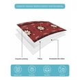 thumbnail image 4 of Full Size Quilt Bedding Set, Red Black Boho Reversible Summer Quilt 3 Pieces, Vintage Ethnic Tribe Abstract Art Retro Lightweight Bedspreads Coverlets with 2 Pillow Shams for All Seasons, 4 of 5