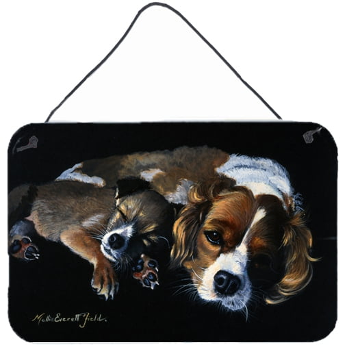 Cozy Pals with Cavalier Spaniel Wall or Door Hanging Prints