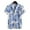 Blue, variant on Mchoice Men's Short Sleeve Hawaiian Beach Shirts Summer Lapel Vacation Shirts Casual Slim Fit Tropical Button Down T Shirt for Men