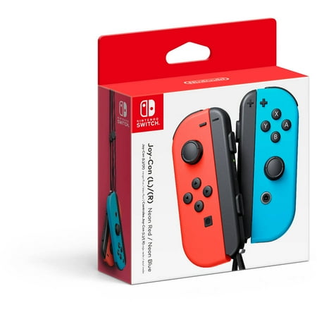 Nintendo Switch Joy-Con Pair Neon Red and Neon Blue