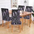 thumbnail image 2 of Yayeee 4 Pack Dining Chair Covers Stretch Parson Chairs Slipcovers Seat Protector, Light Purple Flowers, 2 of 6
