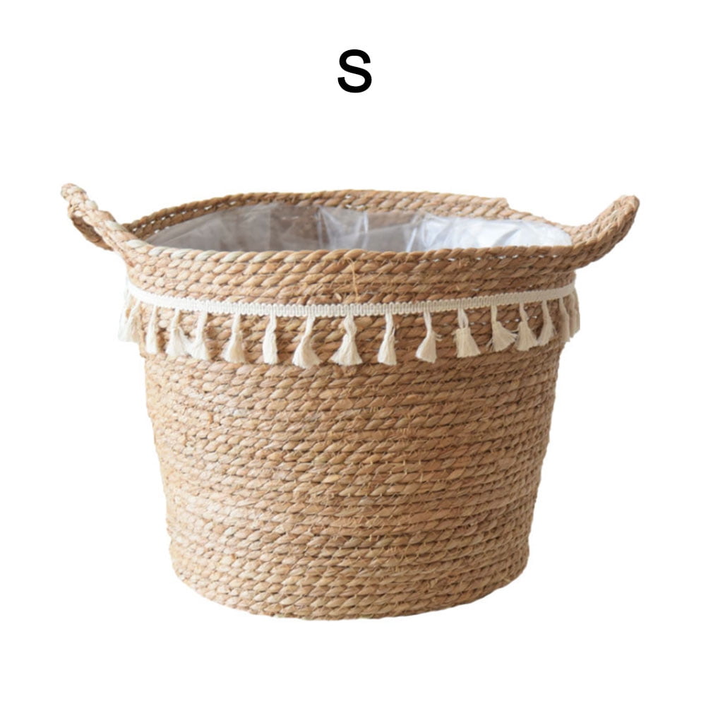 Details about   Mainstays Paper Rope Baskets Set of 2 Small and Medium 