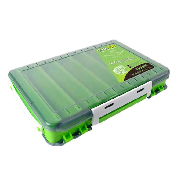 Double Sided Fishing Box Fishing Accessories Lures Hooks Storage Box Fishing Tackle Organizer Box