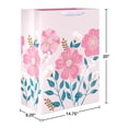 thumbnail image 2 of American Greetings 20 in. Jumbo Mother's Day Gift Bag, Pink Flowers (1 Bag), 2 of 4