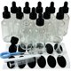 thumbnail image 1 of Frascos gotero de vidrio transparente de 60 ml, paquete de 12, para aceites, 1 of 6