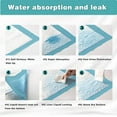 thumbnail image 4 of 100 Counts 6 Layers Puppy Pads Leak Proof Pee Pads for dogs with Quick-Dry Surface, 4 of 10