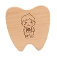 thumbnail image 3 of Caja de almacenamiento de dientes de bebé recipiente de diente para niños para baby shower Chico, 3 of 9