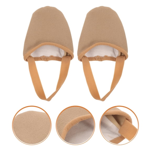 Supvox Ballet Toe Pads Protector Half Socks Knitted Foot Covers 1 Pair for Dance Comfort and Foot Support