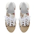 thumbnail image 6 of Seashell On The Beach Fashion Women's Nurse Shoes Casual Flat Sneaker Print Ladies Lace Up Light Walking Shoe Breathable Footwear, 6 of 8