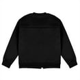 thumbnail image 5 of Children's Girls Full Zip Sweatshirts Casual Loose Solid Color Sports Jackets Sweatshirt Long Sleeved Lightweight Outerwear Black 9 Years, 5 of 9