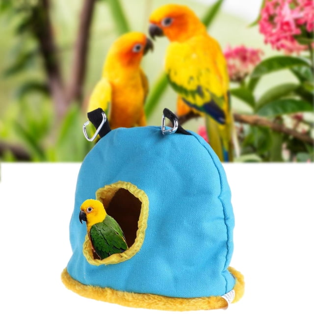 Hamaca suave para pájaros, colgante, cama para Guinea, suministros para mascotas Salvador nido de pájaro de peluche