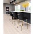 thumbnail image 5 of Madelaine Counter Stool Gray and Gold, 5 of 9