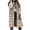 Beige, variant on 2024 Womens Winter Coats Quilted Puffer Vest Solid Color Hooded Single-Breasted Mid-Length Sleeveless Pocket Padded Jacket Olive Green