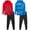 Blue Baseball/Red Basketball, variant on RBX Boys' Jogger Set - 4-Piece Thermal Sports Hoodie and Tricot Joggers (Size: 4-12)