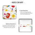 thumbnail image 5 of Gaeub Childrens Party Print Leather Tissue Box Cover Square,Tissue Holder,Leather Paper Case,PU Leather Tissue Box Holder Decorative for Bathroom, Home Office Decor, 5 of 7