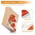 thumbnail image 4 of Napkin Holder Traditional Chinese Patterns Thick U Shape Acrylic Non Slip Space Saving for Kitchen, 4 of 9