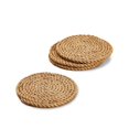 thumbnail image 1 of Two's Company Full Circle Jute Rope Coasters, Set of 4, 4.25-inch Diameter, One Size, Brown, 1 of 4