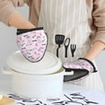 thumbnail image 6 of Rocae No Drama Llama for Mini Oven Mitts Rubber Oven Glove, Kitchen Mittens, Cute Cooking Mitts,5.9"x5.9", 6 of 7