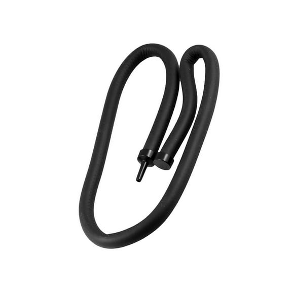 REGALWOVEN Fish Tank 24" Length Flexible Rubber Hose Air Curtain Bubble Tube Black