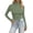 Army Green, variant on TIANZEN Long Sleeve High Neck Slim Fit Stretch Casual Basic Solid Color Tee Shirt Tee Shirts Woman