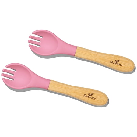 Training Forks | Bamboo & Silicone