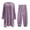 Pink, variant on MEICHEN Pajamas for Women Set Women's Fall and Winter Pullover Long Sleeve Set Soft Double Fleece with Embossed Design and Cozy Loungewear for Cold Nights Womens Sleepwear