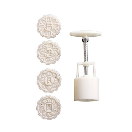 

8 Styles Mooncake Mold 50g DIY Hand Pressure Fondant Moon Cake Mould
