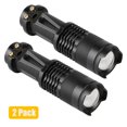 thumbnail image 1 of 2-pack Super Bright LED Tactical Flashlight Military Grade Zoomable Adjustable Focus Water Resistant Torch Light Lamp, 1 of 7