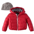 thumbnail image 1 of Rothschild Boys 8-20 Panel Puffer Jacket with Matching Hat, 1 of 4