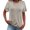 504_Beige, variant on ZHENHONG T Shirts for Women,Classic Fashion Breathable Crew Neck Blouse Silk Short Sleeve Cocoon Shirt,Brown Women Blouses