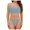 Blue, variant on Women's Shyla Solid Smocked Bikini Top