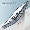 thumbnail image 4 of Allytech Clear Case for Samsung Galaxy A73 5G(2022), Slim Transparent Hard PC Back Soft Airbag TPU Silicone Shockproof Drop Protection Back Cover for Samsung A73 5G 6.7", White, 4 of 11