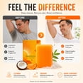 thumbnail image 6 of Persimmon Soap Bar for Body Odor Control - Purifying Deodorizing Body Wash with Goats Milk - Eliminates Odor for Men Women Kids - Natural Deodorant Soap for Face Bath Hands, 6 of 9