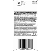 Duracell 1.5V Silver Oxide Button Battery 303/357, 3ct.