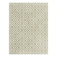 thumbnail image 3 of Unique Loom Trellis Shag Collection Area Rug - Ruth (10' 8" x 14' Rectangle Ivory/Gray), 3 of 11