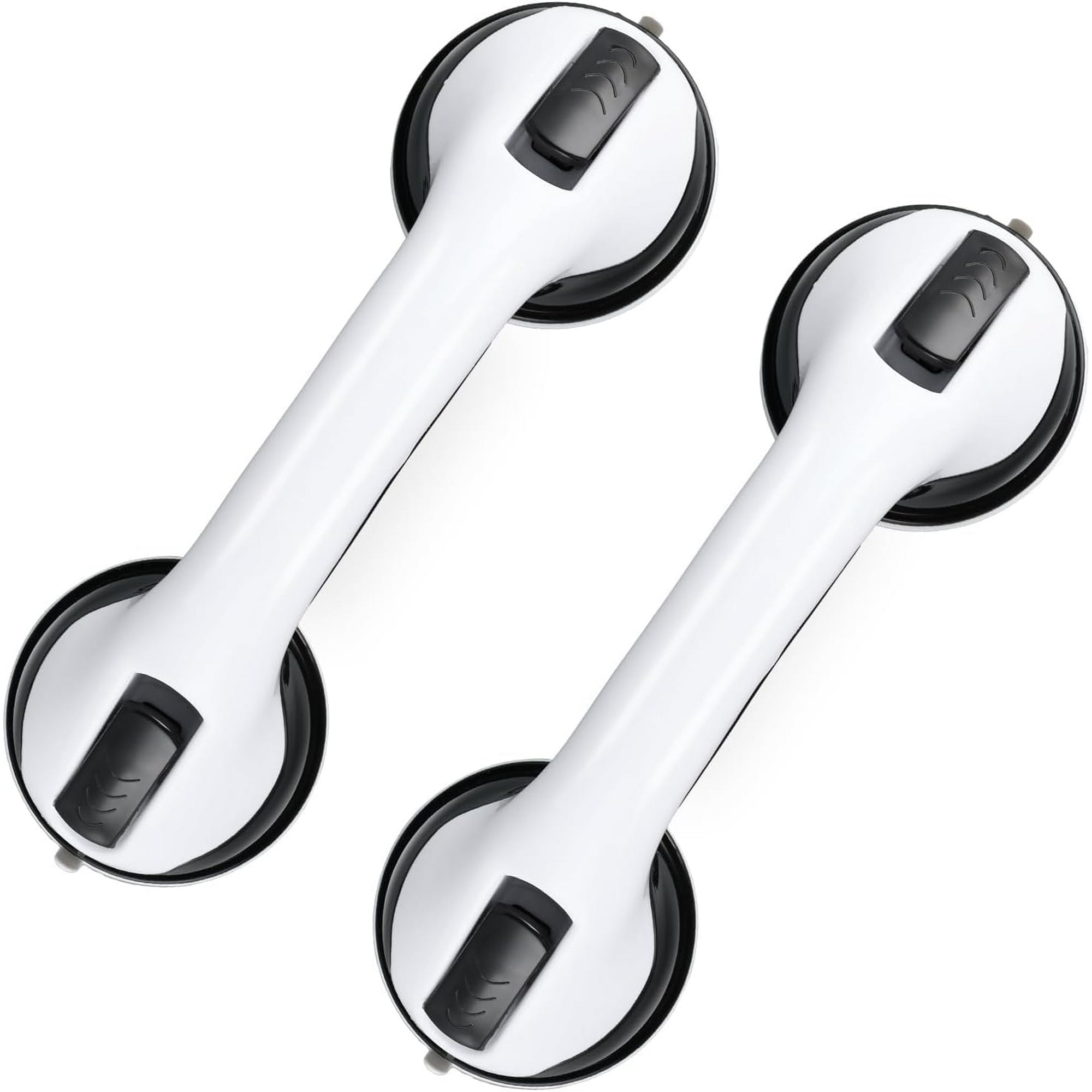 2 Pack Shower Grab Bar Suction Grab Bars for Bathtubs and Showers, Heavy Duty Shower Handle Removable Shower Handrails for Seniors and Elderly, Bathroom Safety Grip