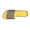 Yellow, variant on Women's Summer New Plus Size Frosted Sequin Line Over Beach Flats Light Sandals Sandals for Women Sky Blue 38