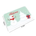 thumbnail image 4 of Xuniizn Christmas Door Mat Xmas Welcome Christmas Mat Non-Slip and Washable Winter Doormat Rubber Back Snowflakes Door Mat Rugs for Indoor Outdoor, Christmas Decorations for Home, 4 of 9