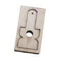 thumbnail image 1 of Modelo de corte de cuero, plantilla multiusos para hacer bricolaje, plantilla de perforación resistente, placa de cuero para dispositivos domésticos Para cápsulas de aire 3 A, 1 of 9