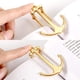 thumbnail image 4 of 2 marcadores de ancla, marcador creativo, soporte de página de metal para estudiantes, profesores, regalos de graduación, suministros escolares y de oficina (dorado) JFHHH pequeña, 4 of 4
