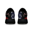 thumbnail image 4 of Fisherman Fishing American flag Shoes Sneakers Black Size 10.5, 4 of 7