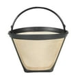 thumbnail image 5 of 2 Pack Reusable Tone Filter Replacement for Cuisinart Coffee Basket GTF 10 12 14 Cup Cone Machines Brewers, 5 of 6