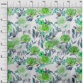 thumbnail image 2 of oneOone Polyester Lycra Green Fabric Florals Sewing Craft Projects Fabric Prints By Yard 56 Inch Wide, 2 of 4