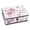 Lavender Pattern, variant on Lavender Pattern Wooden and PU Leather Decorative Keepsake Storage Box