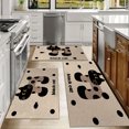 thumbnail image 6 of Floral Kitchen Rugs Sets of 3, Non Slip Kitchen Rugs and Mats Washable Farmhouse Kitchen Rugs Floral Kitchen Floor Mat Carpet Runner Rugs for Hallway Laundry Room, 6 of 12