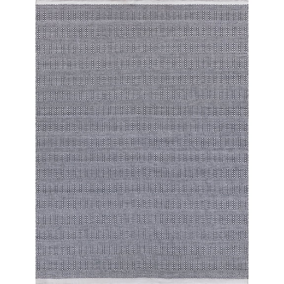 Exquisite Rugs Echo Indoor/Outdoor Handmade Flatweave P.E.T. Yarn Ivory/Gray Area Rug