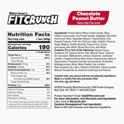 FITCRUNCH High Protein Baked Bar, Chocolate Peanut Butter, 16g Protein, 1.62 oz, 4 Count