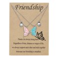thumbnail image 1 of SIfdSeng Butterfly Necklace Female Sense Creative Card Necklace Gift for Friends Female Necklace Female Design Sense Temperament, 1 of 8